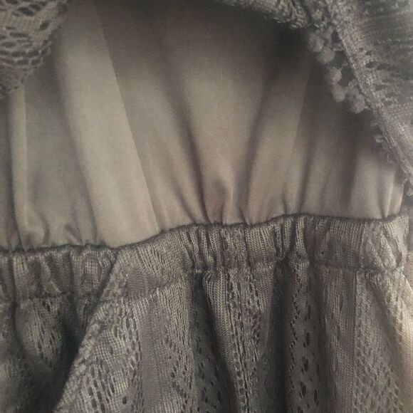 🔥🔥American Rag Cie Energy black shorts Romper . With pockets &pom pom detail - Picture 11 of 12